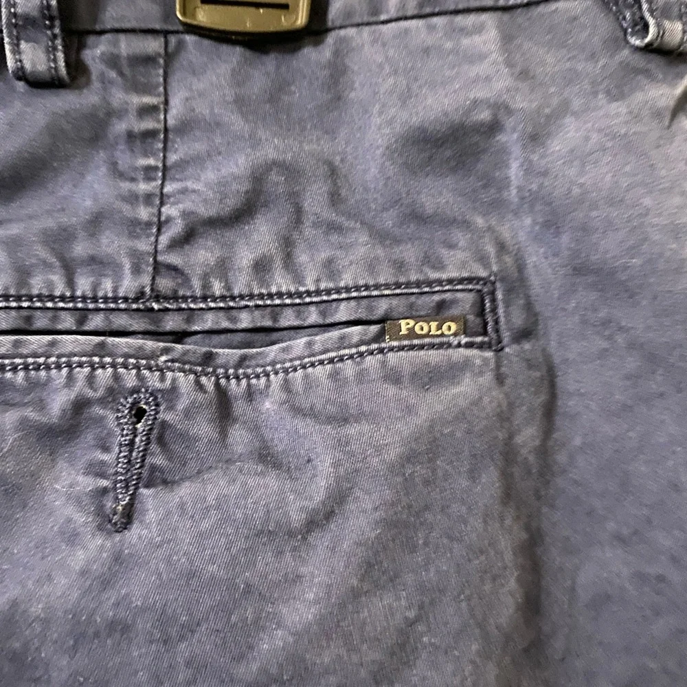 Mens PRL Polo Ralph Lauren Navy Blue Chino Shorts Classic Fit 38‎ Waist